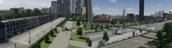 城市-天際線-II-道路工具-行人
