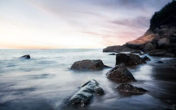 Photoshop調(diào)出通透大氣的海景風光照片