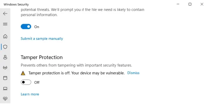 禁用Microsoft Defender防病毒軟件