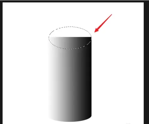 photoshop cs6怎么繪制圓柱體？photoshop cs6繪制圓柱體的方法截圖
