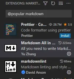 Markdown All in One