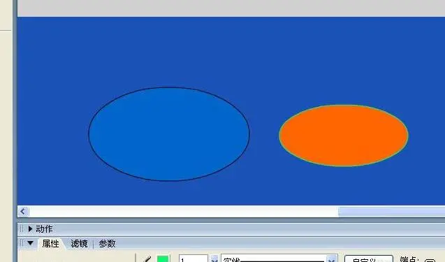 Flash中橢圓工具如何使用-Flash使用橢圓工具制作圖形的操作步驟截圖
