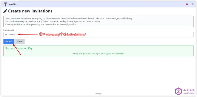 【實用的開源項目】使用云服務(wù)器部署Sharry - 簡單使用教程 - 獲取invite-key.png 【實用的開源項目】使用云服務(wù)器部署Sharry - 簡單使用教程 - 獲取invite-key.png