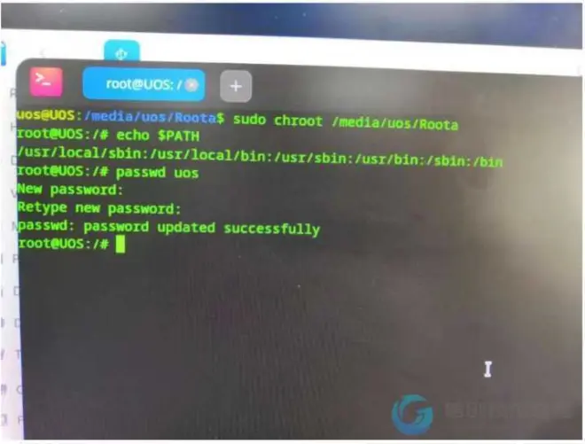 保姆式教程——UOS用戶忘記密碼的解決方案